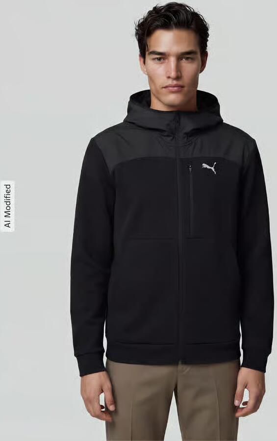 PUMA Performance Regular fit sweatjack van katoenmix model 'PUMATECH' - Foto 2