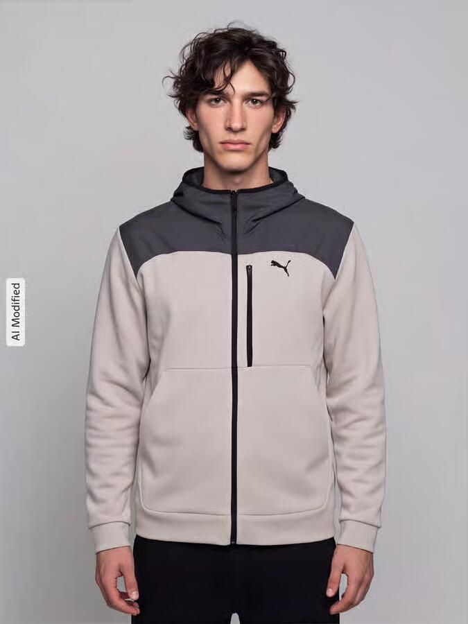 PUMA Performance Regular fit sweatjack van katoenmix model 'PUMATECH' - Foto 2