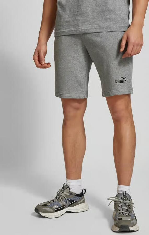 PUMA Trainingsshort ESS NO. 1 LOGO SHORTS 10" Sweatshorts met zacht French Terry materiaal - Foto 9
