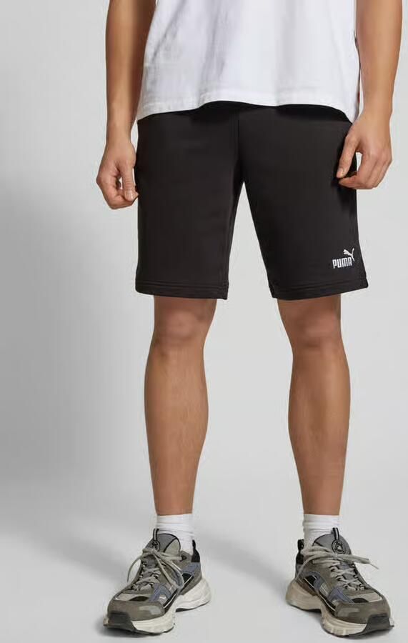 PUMA Trainingsshort ESS NO. 1 LOGO SHORTS 10" Sweatshorts met zacht French Terry materiaal - Foto 9