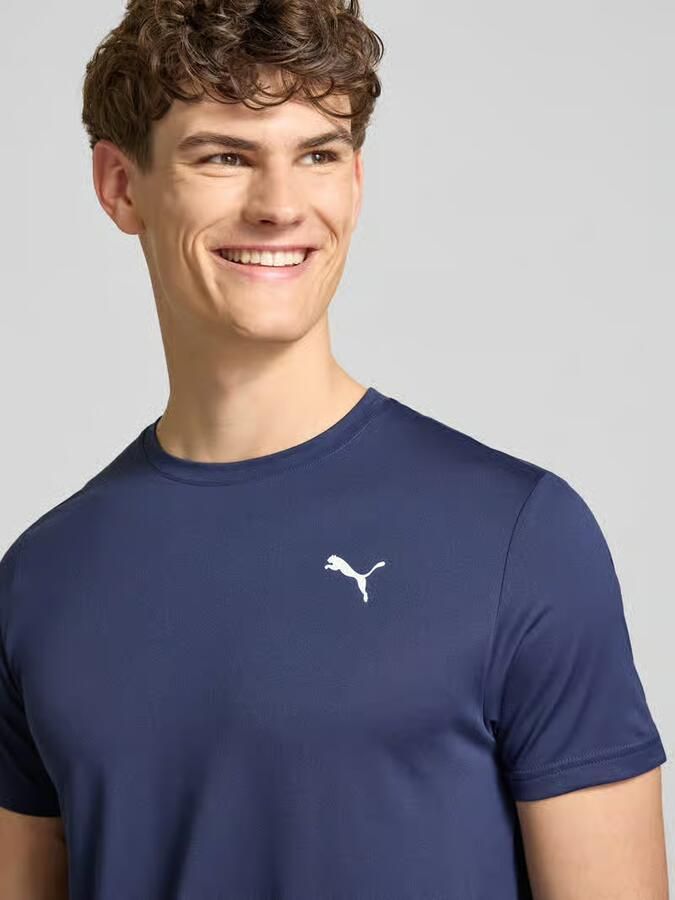 PUMA Performance Regular fit T-shirt met logoprint Model 'Solid'