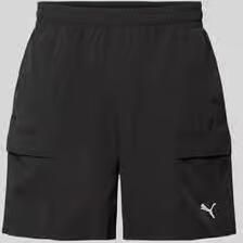 PUMA Performance Relaxed fit korte broek met Labelstitching