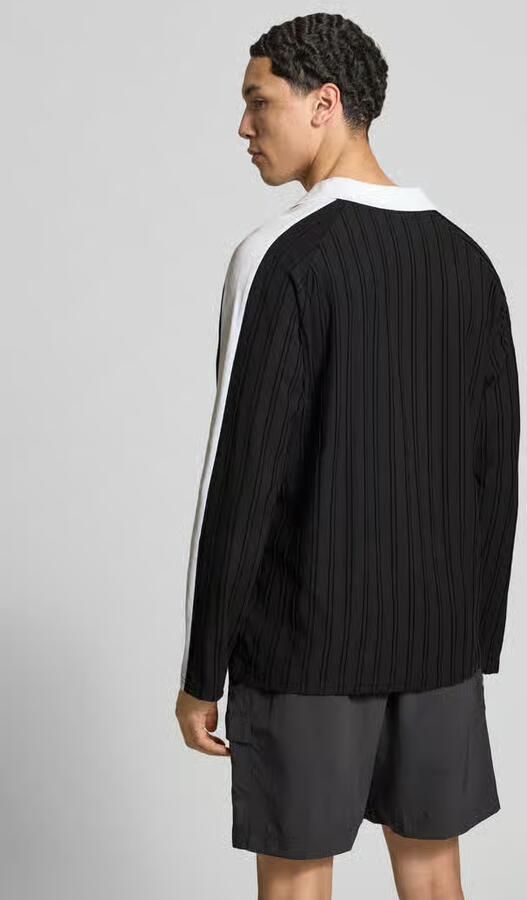 PUMA Performance Relaxed fit polo-shirt met lange mouwen met Labelstitching - Foto 3