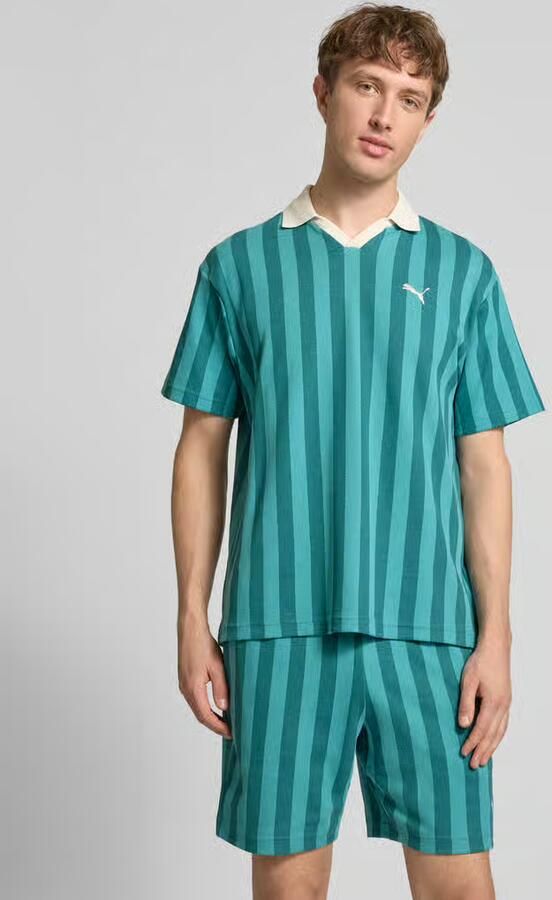PUMA Performance Relaxed fit Poloshirt met Labelstitching Model 'CLASS' - Foto 4