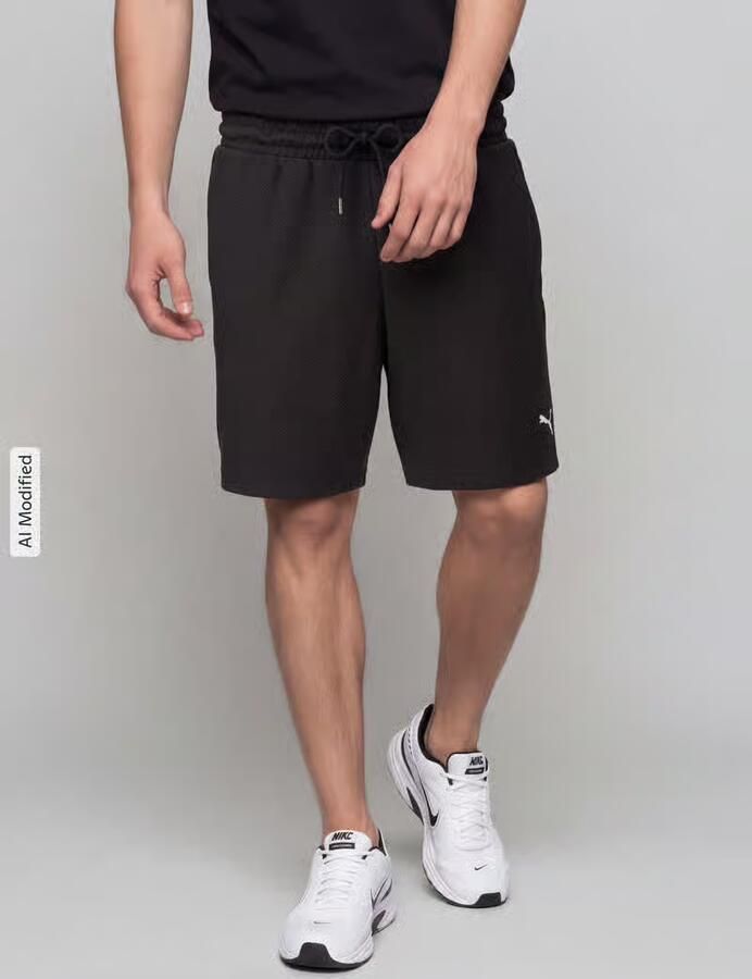 PUMA Performance relaxed fit sweatshorts van katoenmix 'ESS ELEVATED' - Foto 2