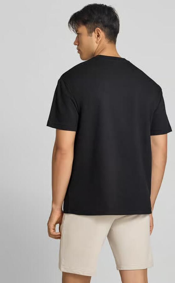 PUMA Performance relaxed fit t-shirt van pure katoen model 'ESS ELEVATED' - Foto 3