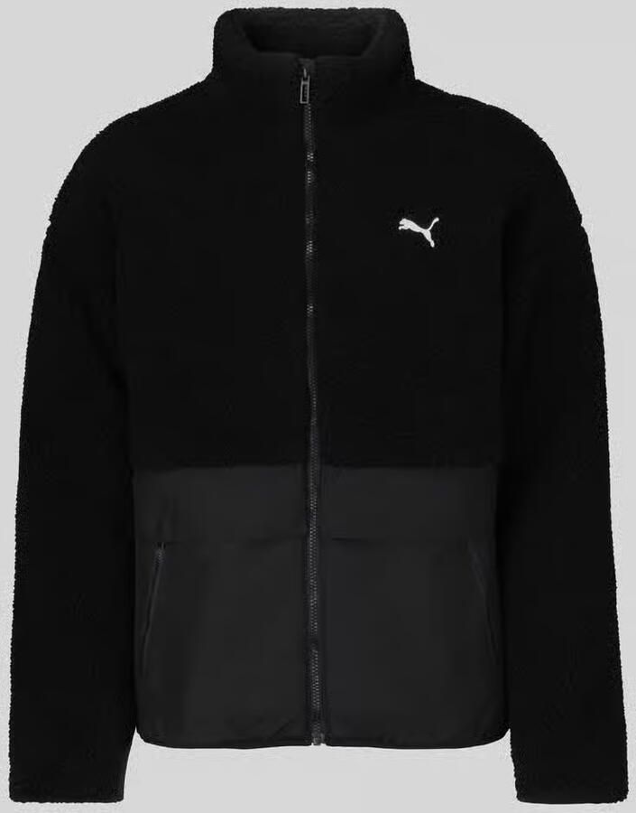 PUMA Performance relaxed fit teddyjack met opstaande kraag