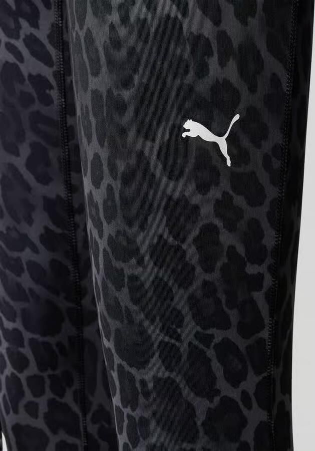 PUMA Performance skinny fit sport-legging met dierenprint