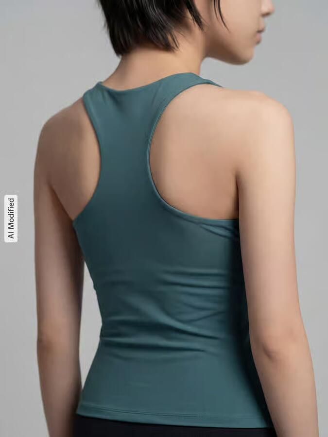 PUMA Performance Slim Fit sport-top met logoprint