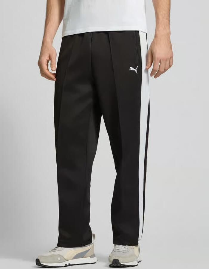 PUMA Performance relaxed fit joggingbroek met katoen-aandeel model 'T7 ALWAYS ON' - Foto 2