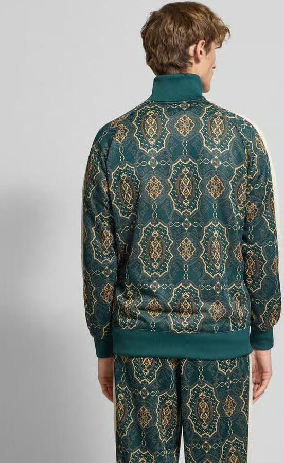 PUMA PERFORMANCE Sweatjack in all-over look met opstaande kraag
