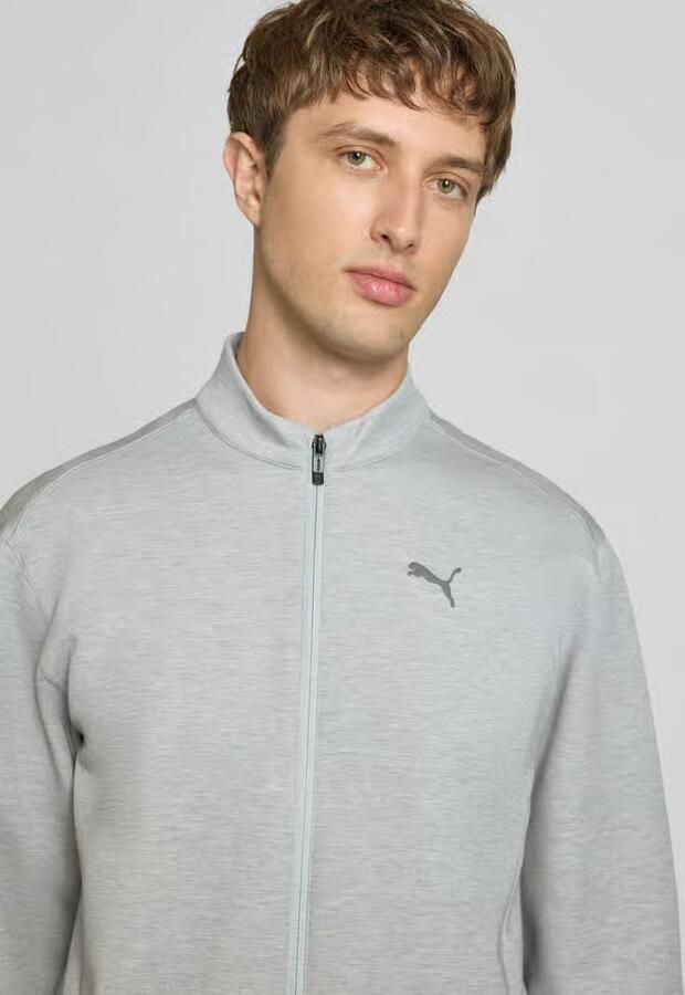 PUMA Performance Sweatjack met opstaande kraag en logo