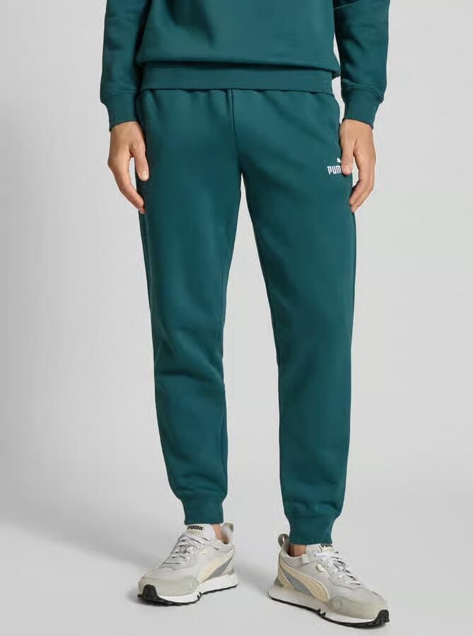 PUMA Performance Sweatpants met labelstitching en elastische band - Foto 2