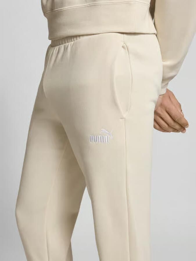 PUMA PERFORMANCE Sweatpants met labelstitching en elastische band