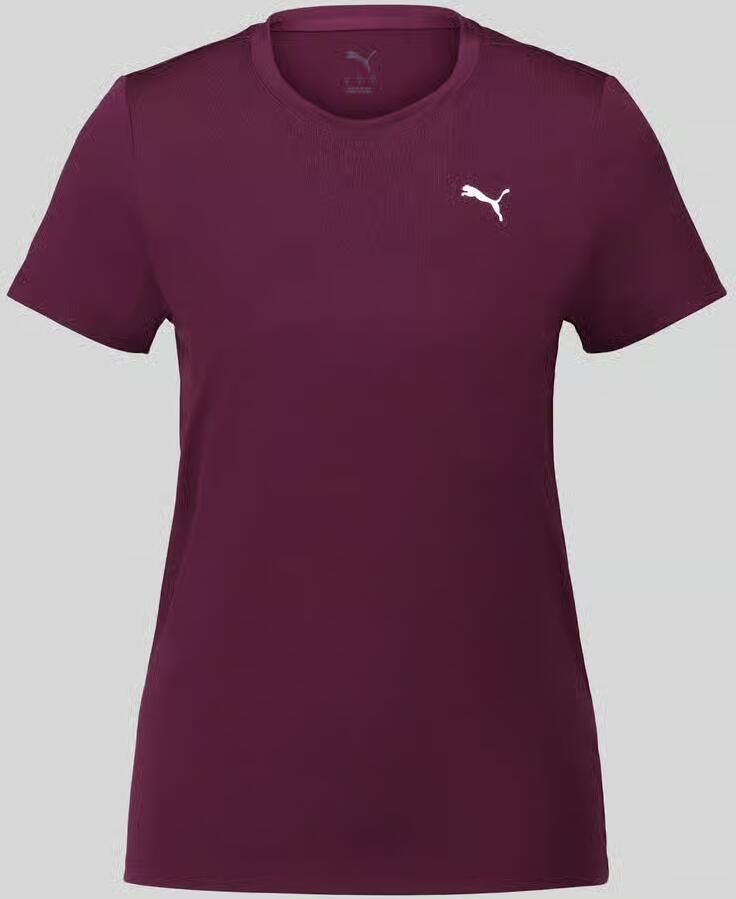 PUMA Performance T-shirt met Labelstitching en Ronde hals