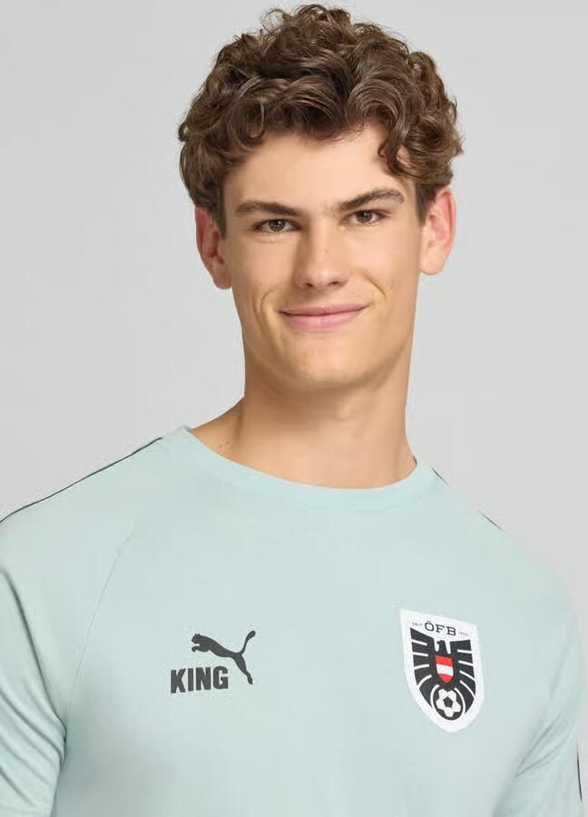 PUMA Performance T-shirt met ronde hals model 'ÖFB KING'