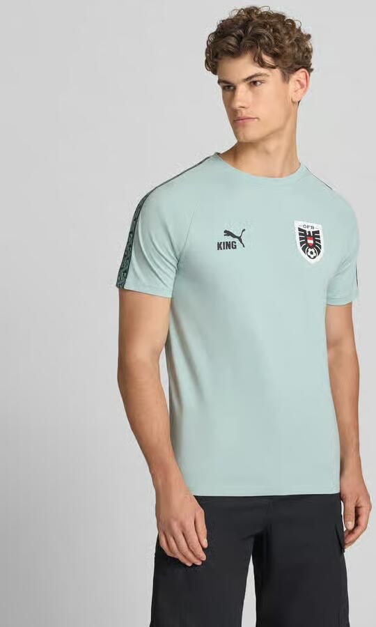 PUMA Performance T-shirt met ronde hals model 'ÖFB KING' - Foto 4