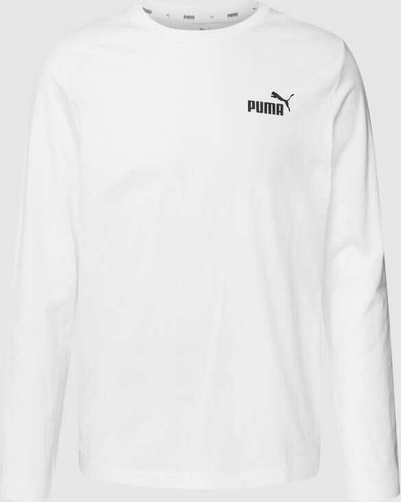 PUMA PERFOR CE Shirt met lange mouwen en labelprint model 'Small Logo'