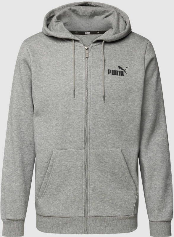 PUMA PERFORMANCE Sweatjack met labelprint model 'Small Logo'