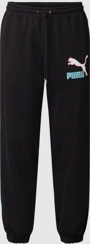 Puma Zwarte Lichtgewicht Trainingsbroek Stijlvol Comfortabel Black Heren