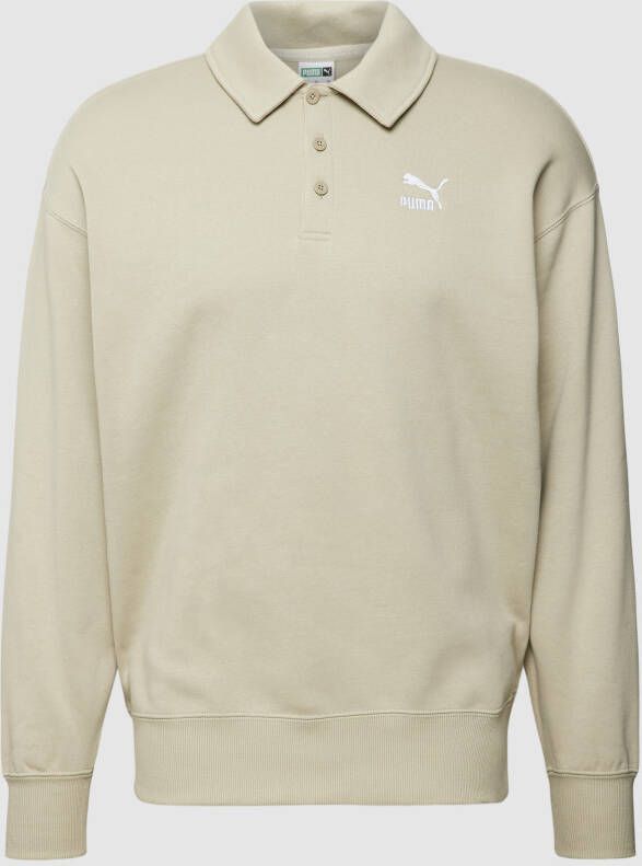 PUMA PERFOR CE Sweatshirt met polokraag model 'Classics'