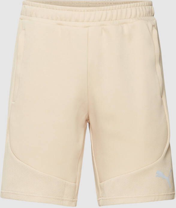 PUMA PERFORMANCE Sweatshorts met labelprint model 'EVOSTRIPE'
