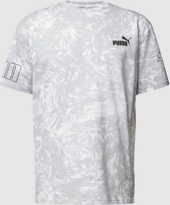 PUMA PERFORMANCE T-shirt met all-over motief model 'Summer'