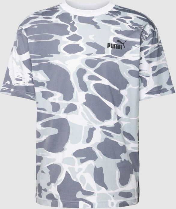 PUMA PERFORMANCE T-shirt met all-over motief model 'Summer Splash'
