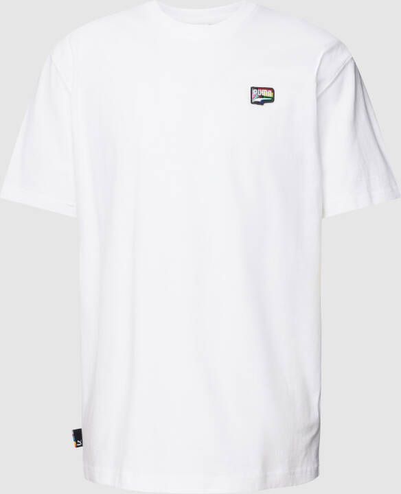 PUMA PERFORMANCE T-shirt met labeldetails model 'DOWNTOWN PRIDE'