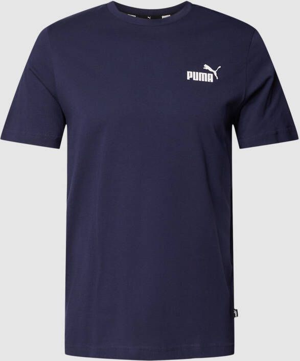 Puma Essentiële Small Logo Heren T-shirt Blue Heren