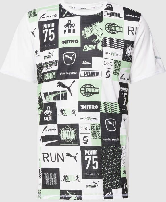 PUMA PERFORMANCE T-shirt met print aan de voorkant