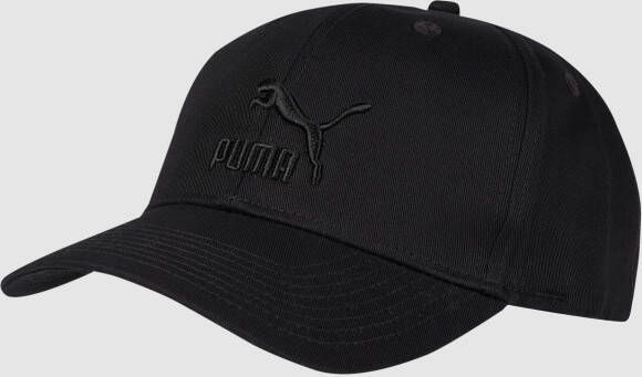 Puma Geborduurde Logo Baseballpet Black Unisex