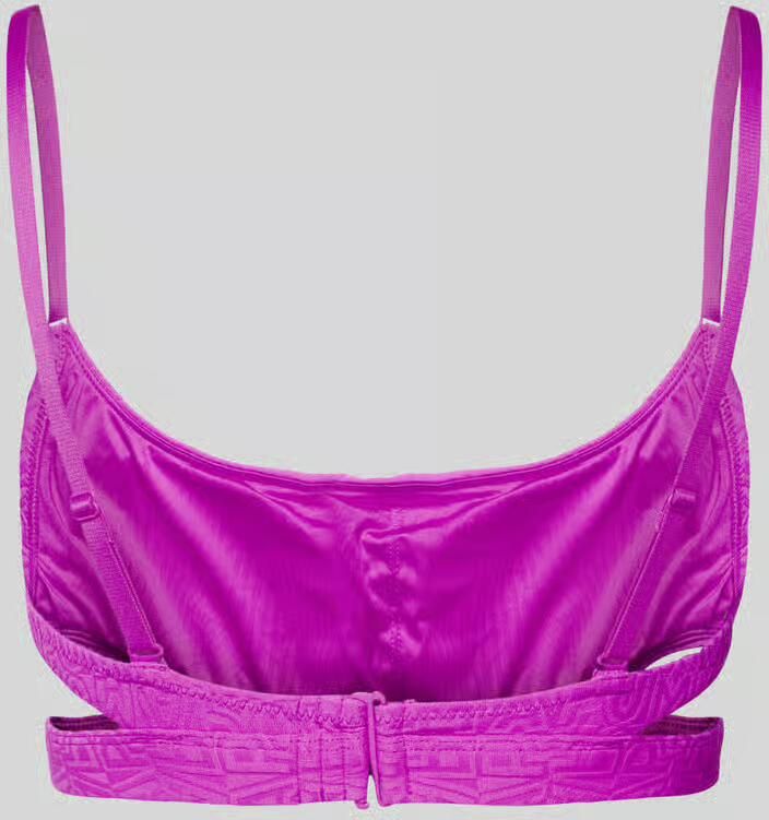 Puma Bikinitop in bustiermodel met structuurmotief