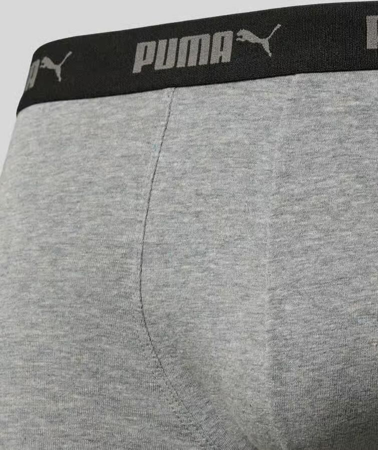 Puma Boxershort met elastische logoband in een set van 4 stuks - Foto 2
