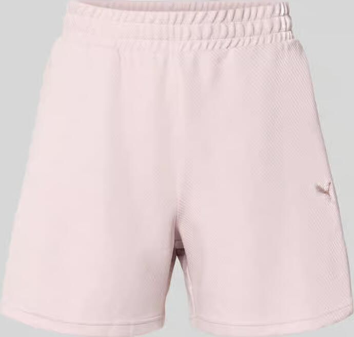 Puma Loose fit sweatshorts van katoenmix model 'ESS ELEVATED'