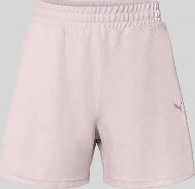 Puma Loose fit sweatshorts van katoenmix model 'ESS ELEVATED' - Foto 3