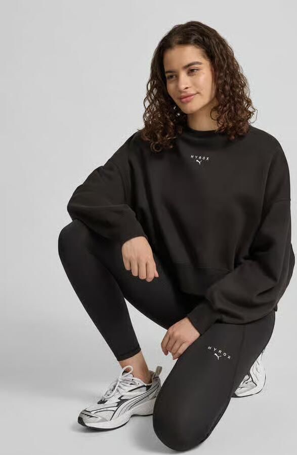 Puma Regular fit sweatshirt van katoenmix X HYROX