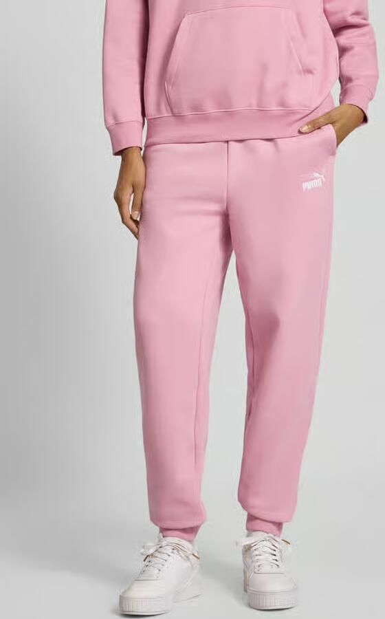 Puma Slim fit sweatpants met labelstitching - Foto 2