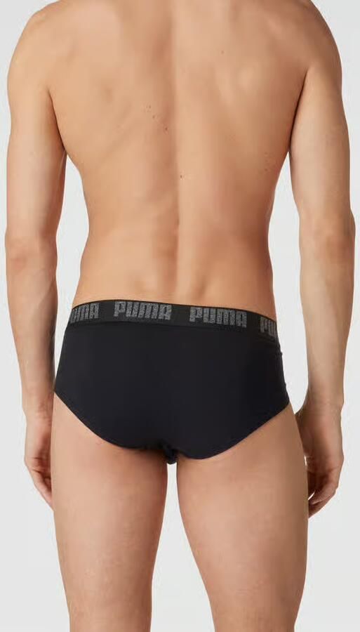 Puma Slip met elastische band met logo in een set van 4 stuks - Foto 2