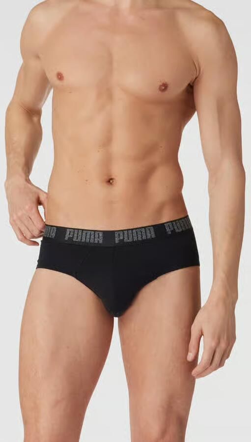 Puma Slip met elastische band met logo in een set van 4 stuks - Foto 3
