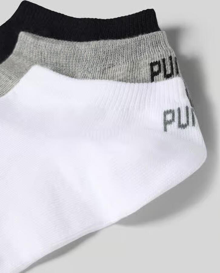 Puma Sneakersokken met labeldetails in een set van 3 paar - Foto 2