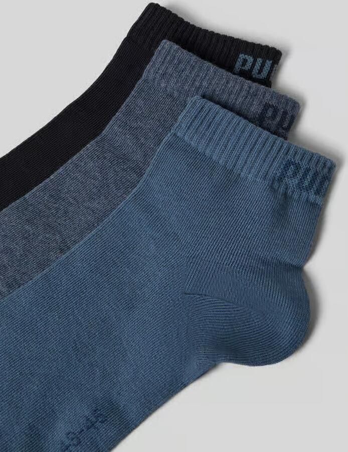 PUMA Korte sokken UNISEX QUARTER PLAIN 3P (3 paar 3 paar) - Foto 3