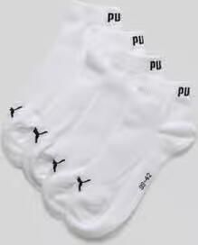 Puma Sneakersokken met logo in een set van 4