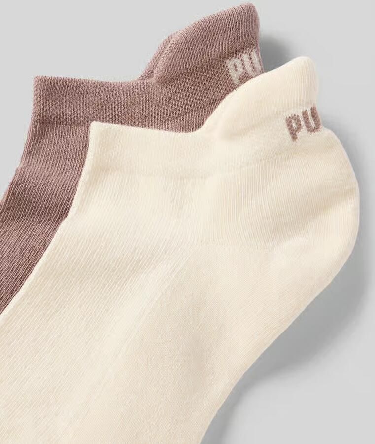 Puma Sneakersokken met logo in Set van 2 - Foto 2