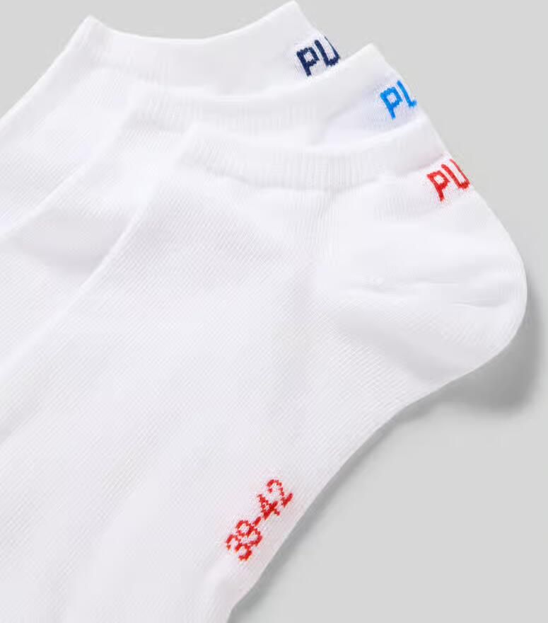 Puma Sneakersokken met logo in set van 3 - Foto 2