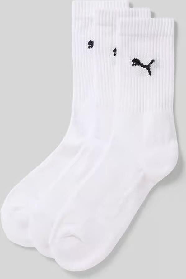 Puma 3-Pack Sokken Upgrade Jouw Collectie met Hoogwaardig Comfort White Unisex - Foto 5