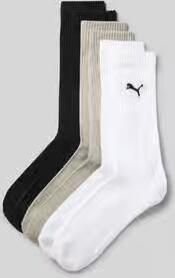 PUMA Sportsokken UNISEX CREW SOCK 6P ECOM Cat-logo frotté-zool ribgebord (6 paar) - Foto 4