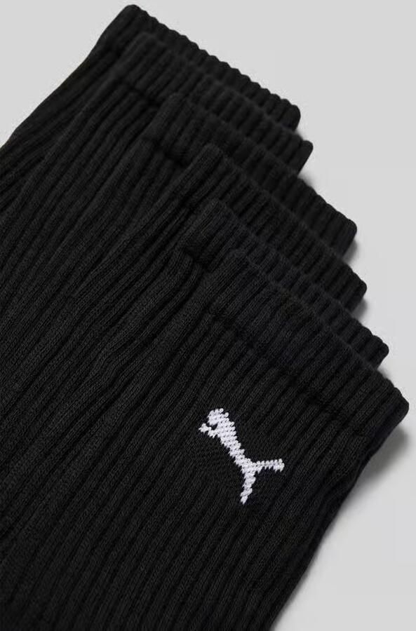 PUMA Sportsokken UNISEX CREW SOCK 6P ECOM Cat-logo frotté-zool ribgebord (6 paar) - Foto 4