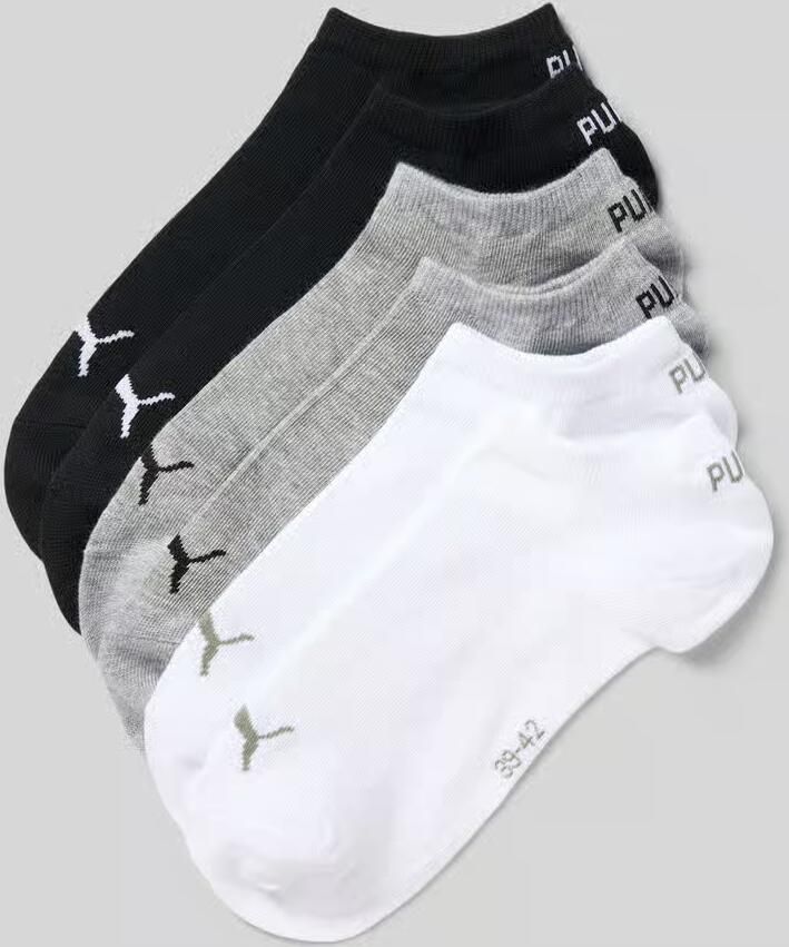PUMA Sneakersokken met ingebreid logo (6 paar) - Foto 3