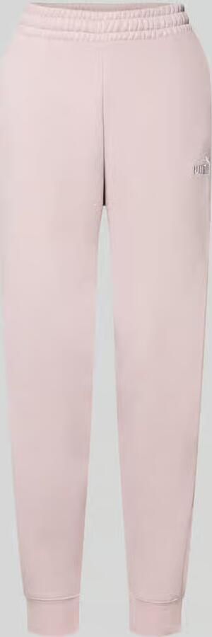 Puma sweatpants met labelstitching en elastische band